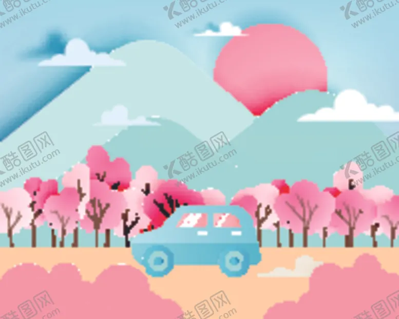 编号：41062904161458553353【酷图网】源文件下载-卡通风景