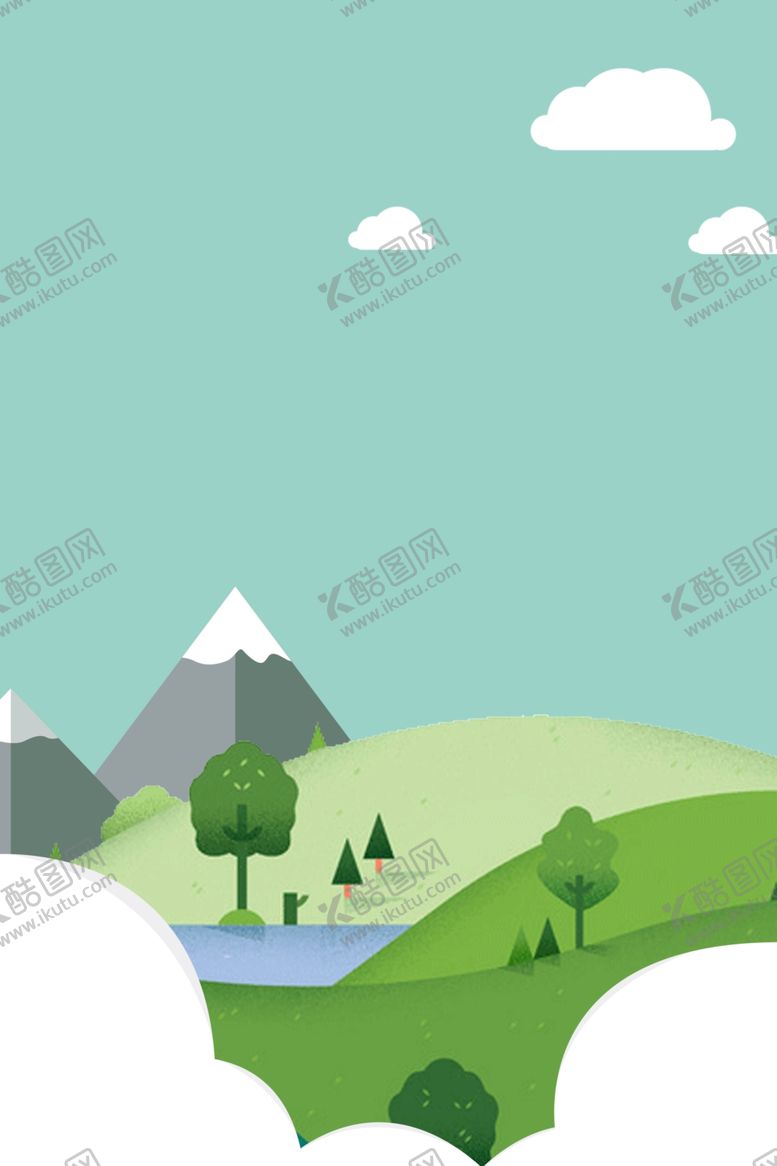 编号：12838801271140001198【酷图网】源文件下载-绿色背景