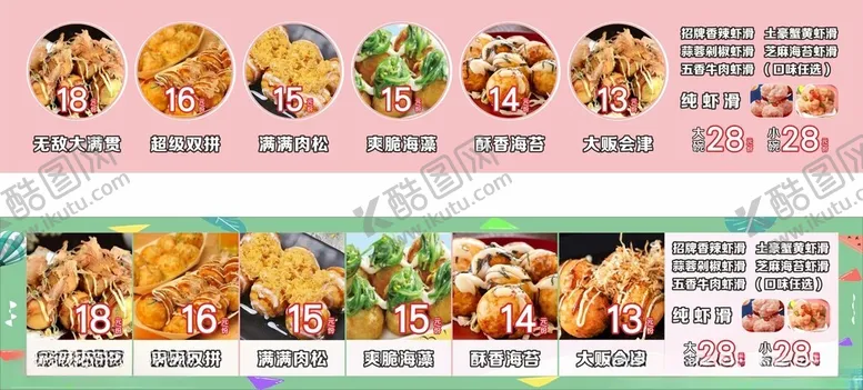 编号：63640406300709421061【酷图网】源文件下载-多样美食海报展示