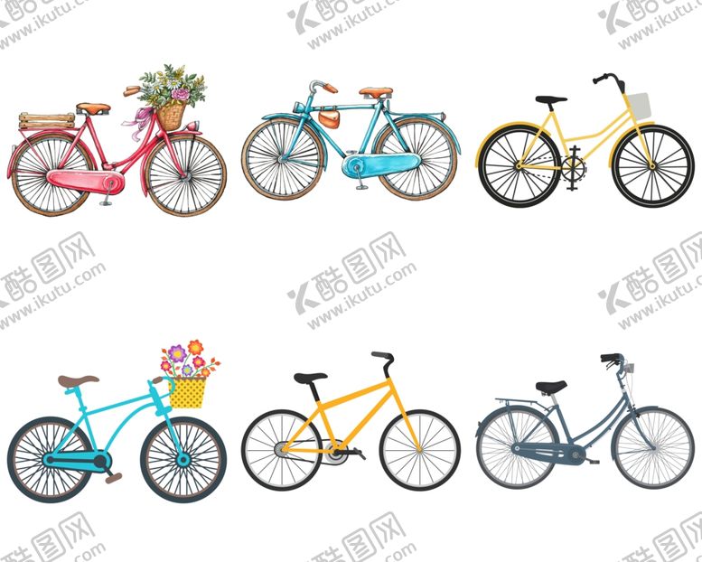 编号：16385203272051362527【酷图网】源文件下载-卡通自行车