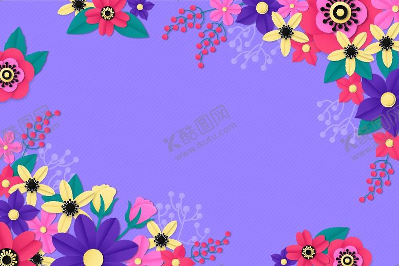 编号：65397212032049197838【酷图网】源文件下载-手绘植物背景