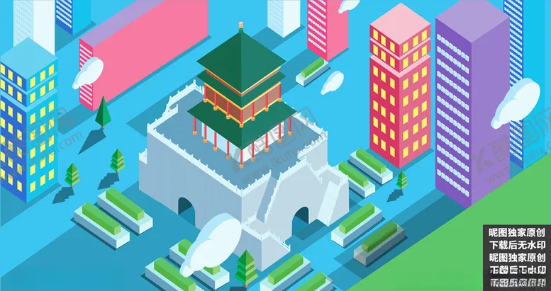 编号：85104904190924197534【酷图网】源文件下载-中式建筑