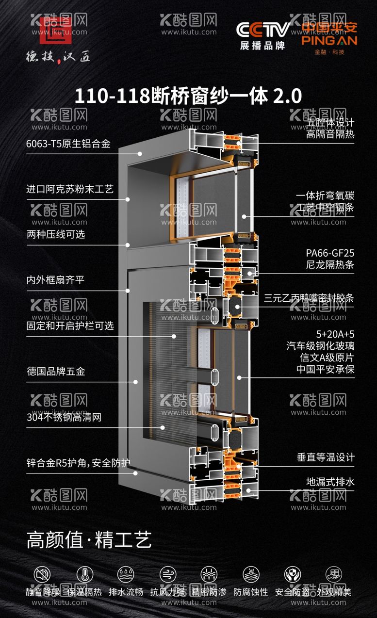 编号：13578211272246231661【酷图网】源文件下载-门窗设计海报标注