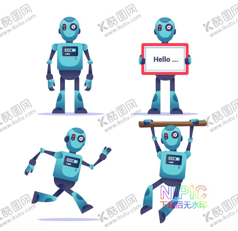 编号：43566404180928293062【酷图网】源文件下载-ai机器人