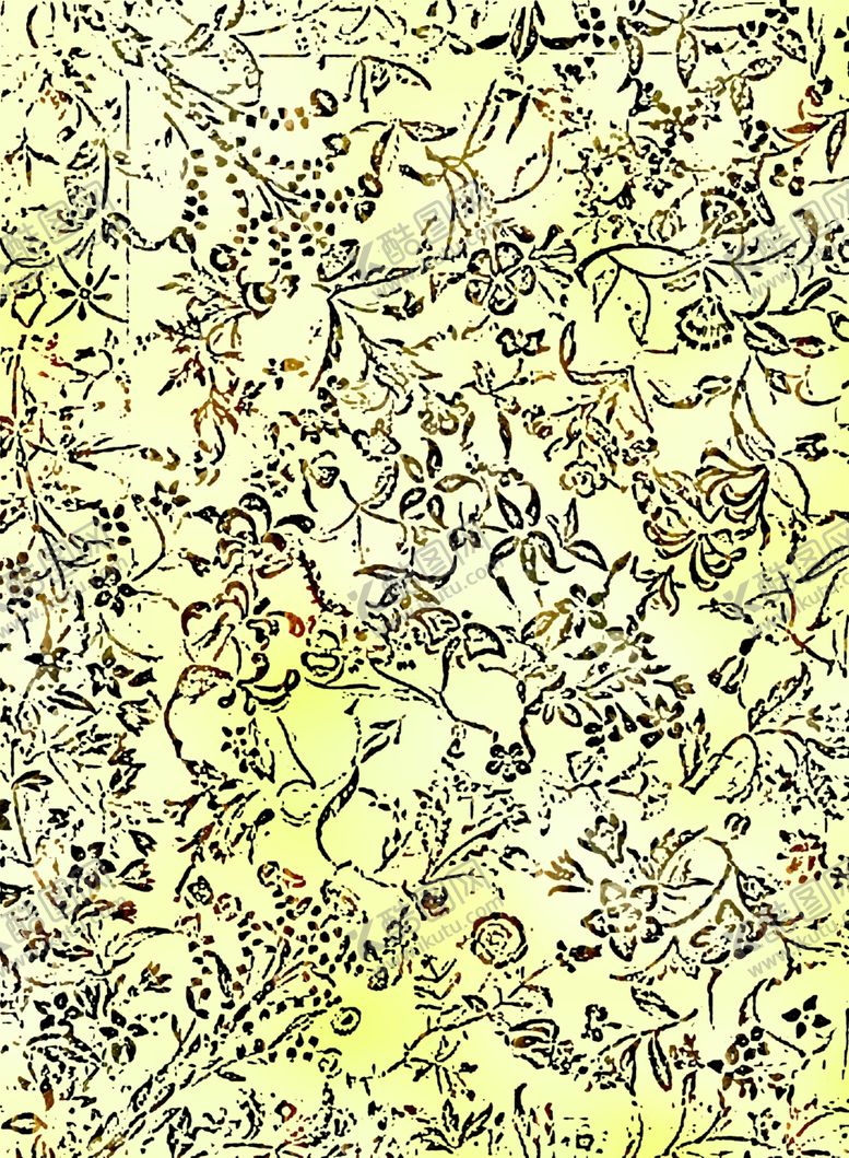 编号：26567109300433065793【酷图网】源文件下载-绿植草本剪影背景图