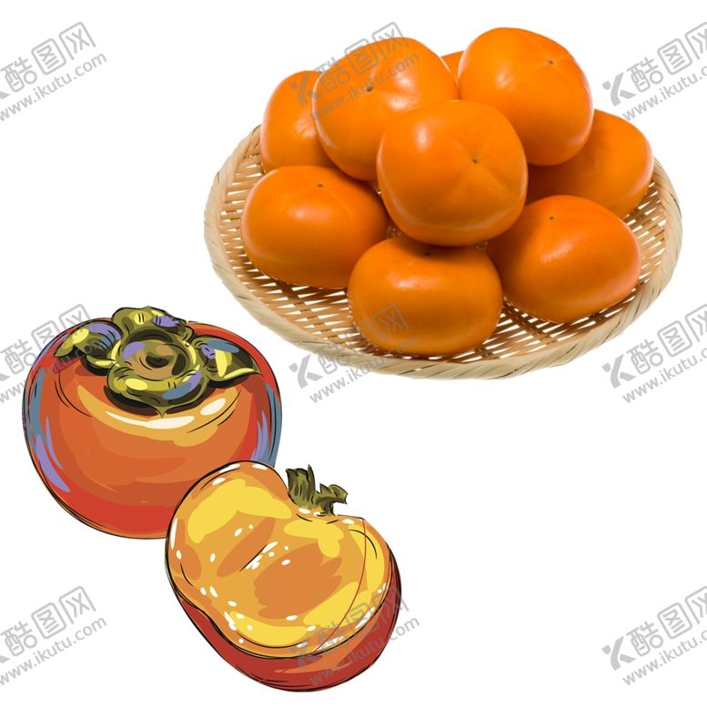 编号：45152402220613102604【酷图网】源文件下载-柿子