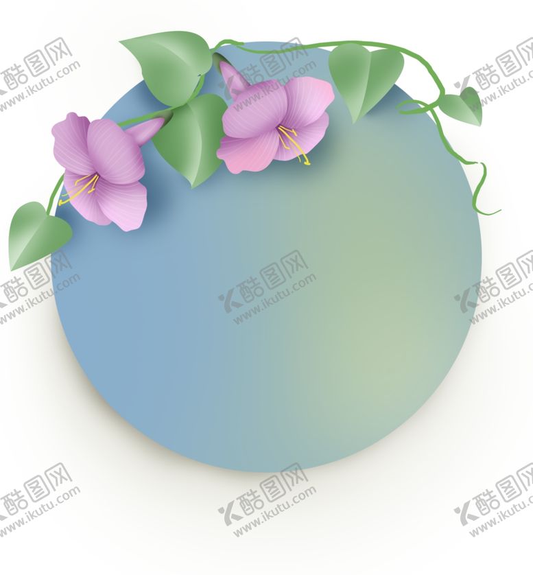 编号：18266305071109543645【酷图网】源文件下载-牵牛花素材背景