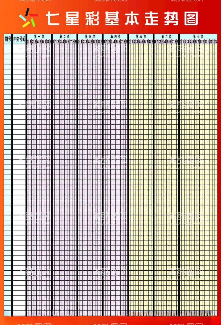 编号：92901612111146182715【酷图网】源文件下载-彩票走势图