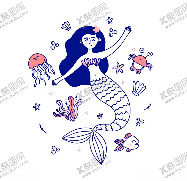 编号：39559910250553463896【酷图网】源文件下载-美人鱼