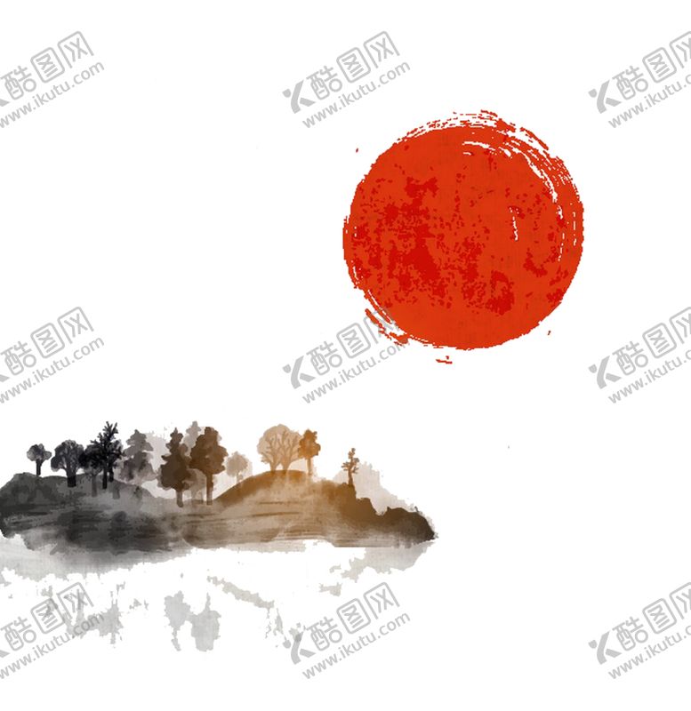 编号：27552004200313551722【酷图网】源文件下载-水墨山水