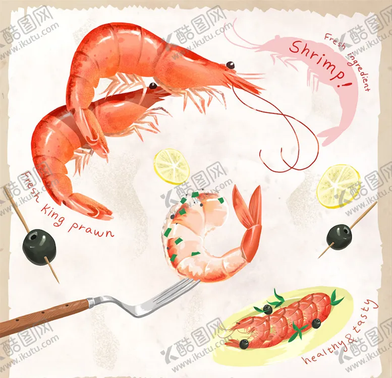 编号：64060403270739552167【酷图网】源文件下载-手绘食物