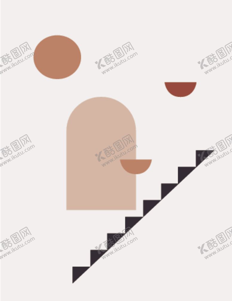 编号：21328206160602028677【酷图网】源文件下载-抽象图形拼接装饰画