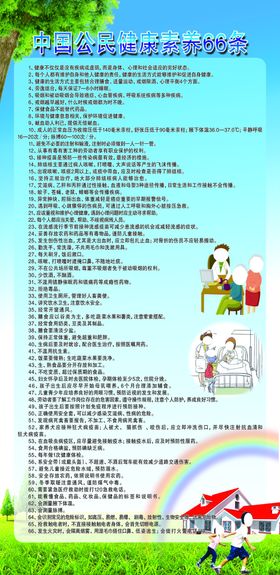 健康教育展板