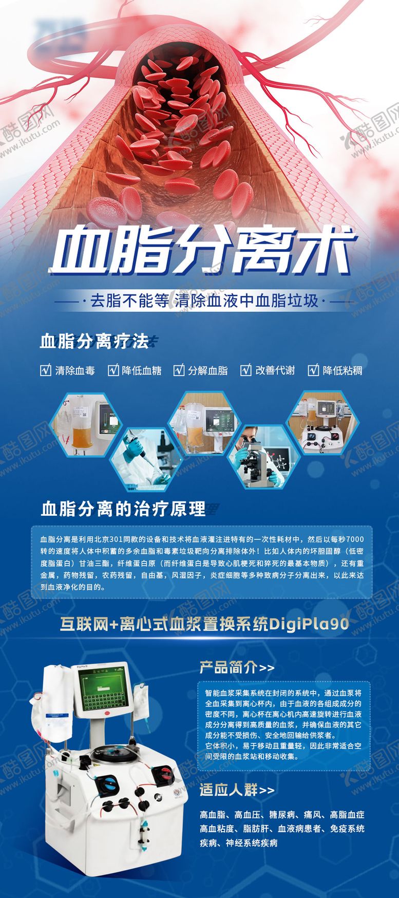 编号：31973301211638327524【酷图网】源文件下载-医疗血液科普展架