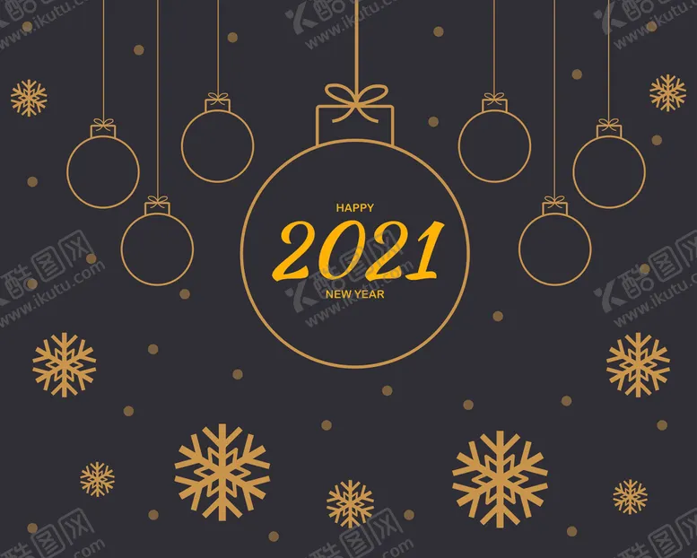 编号：24817409120414445644【酷图网】源文件下载-2021新年圣诞