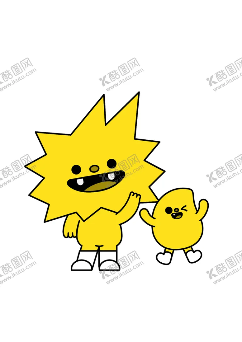 编号：24805309282108402381【酷图网】源文件下载-爆炸头榴莲和小芒果