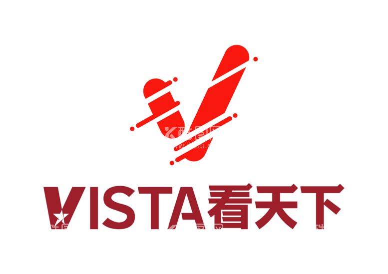 编号：64714412140335377793【酷图网】源文件下载-VISTA看天下LOGO