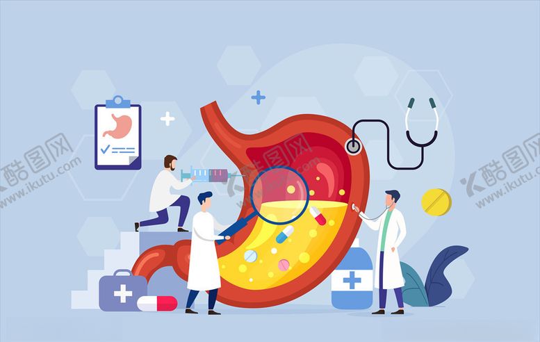 编号：77145509221752455747【酷图网】源文件下载-肠胃检查