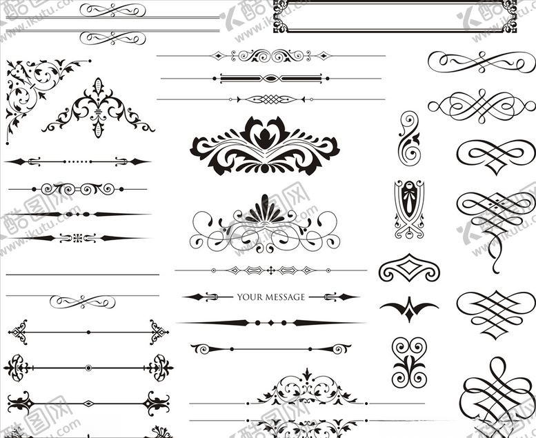 编号：11782910050433165337【酷图网】源文件下载-欧式花边