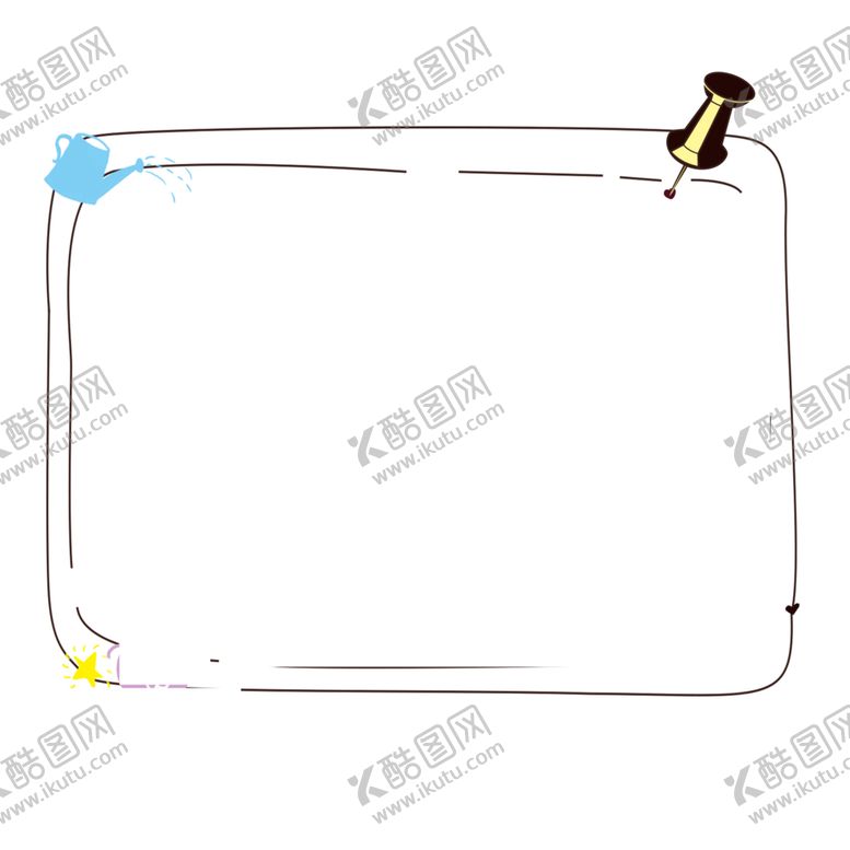 编号：85734209241240403734【酷图网】源文件下载-简洁边框创意边框