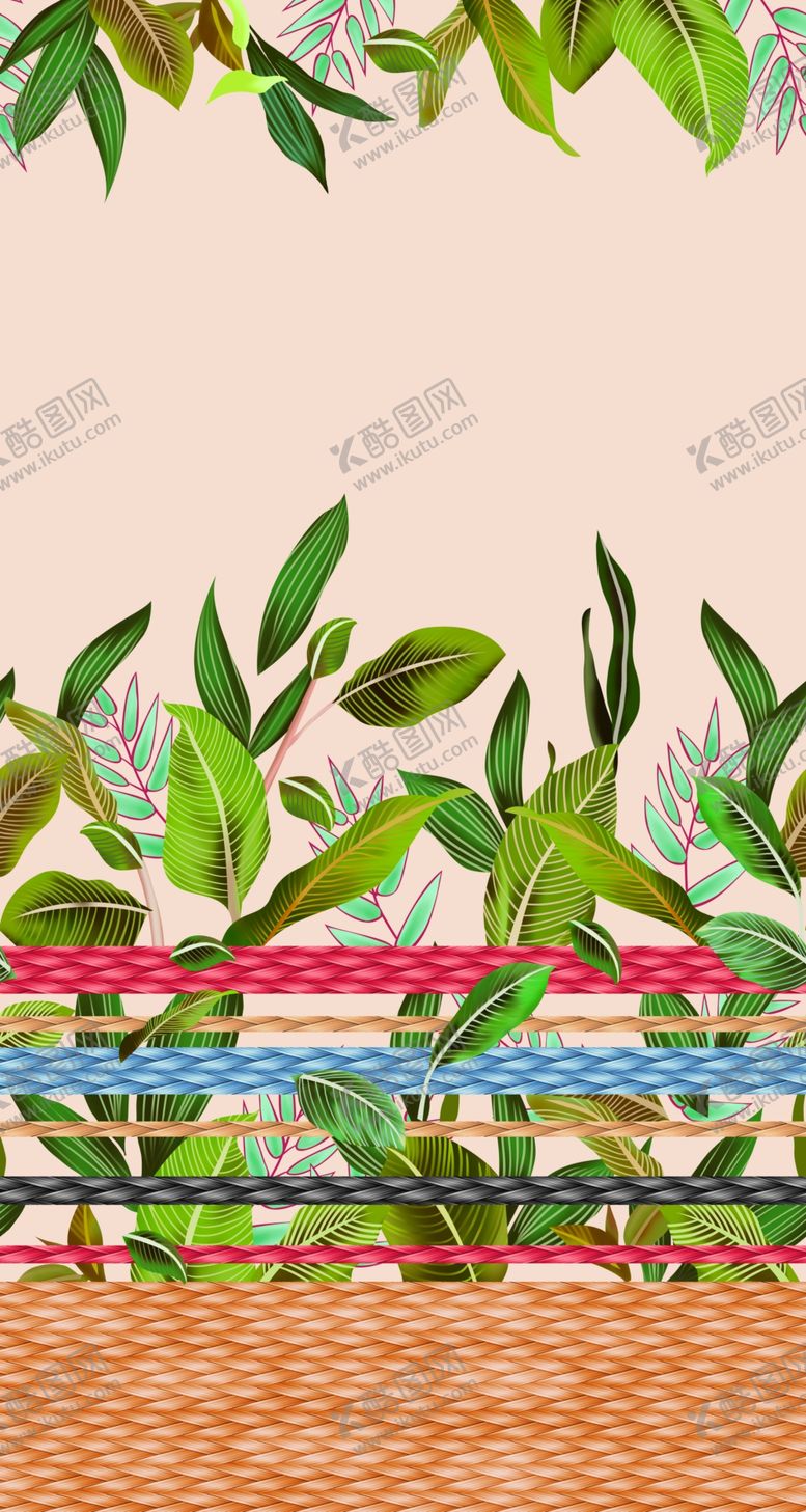 编号：46361001130740265426【酷图网】源文件下载-热带植物绳索花