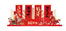 喜庆红色新年装饰摆件