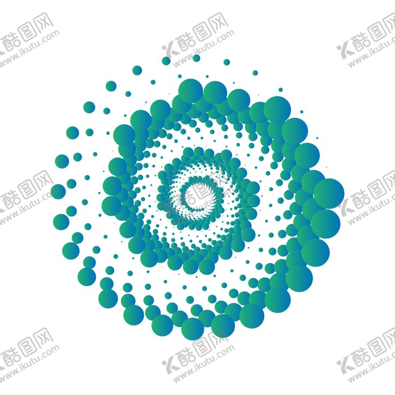编号：35104501250208181810【酷图网】源文件下载-科技旋转矢量装饰元素