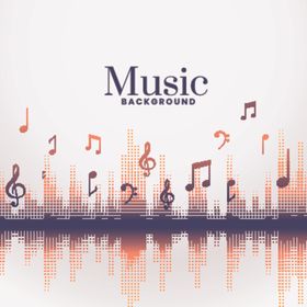 音乐乐器唱歌背景旋律酒吧展板艺术
