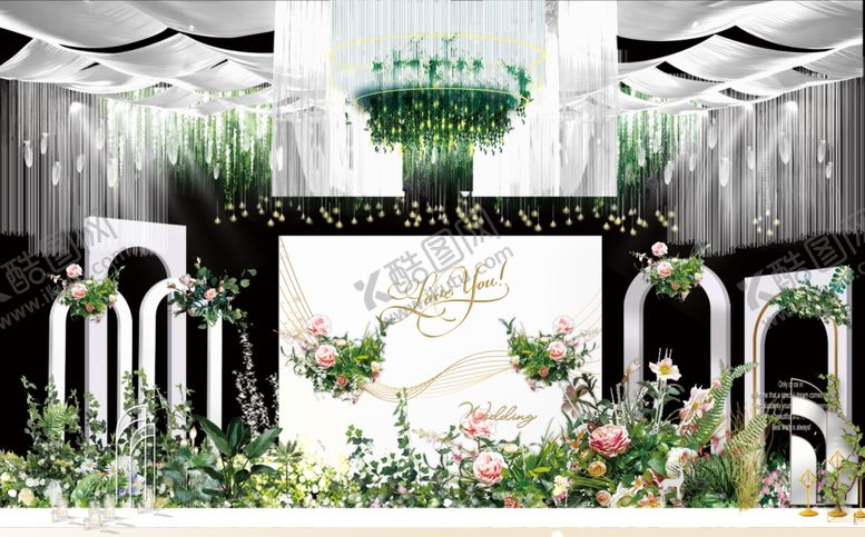 编号：95611309121433565257【酷图网】源文件下载-白色婚礼