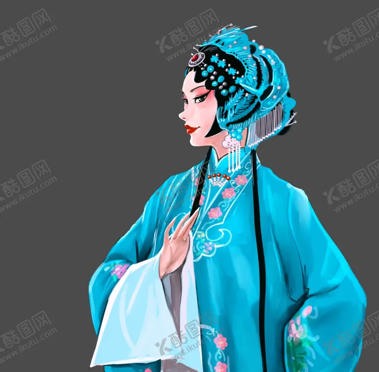 编号：89652306282125078106【酷图网】源文件下载-京剧插画