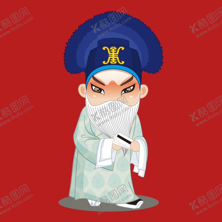 编号：98013201150053499923【酷图网】源文件下载-手绘京剧人物