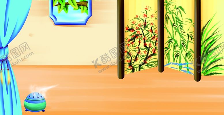 编号：81595702130950257206【酷图网】源文件下载-卡通室内背景