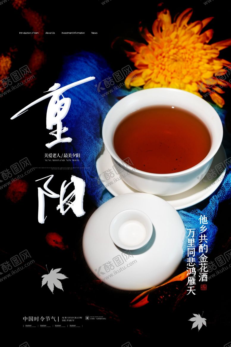 编号：30169705182104126579【酷图网】源文件下载-重阳中国风传统节日PS海报素材