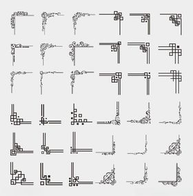 边框花边矢量素材