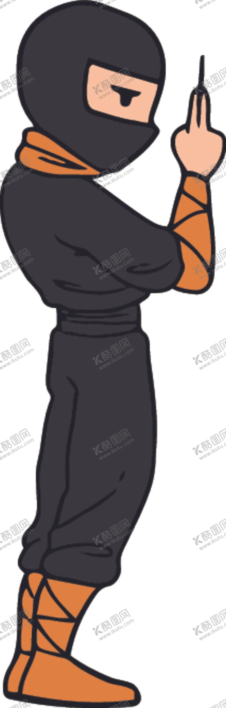 编号：16123604131159225267【酷图网】源文件下载-卡通忍者