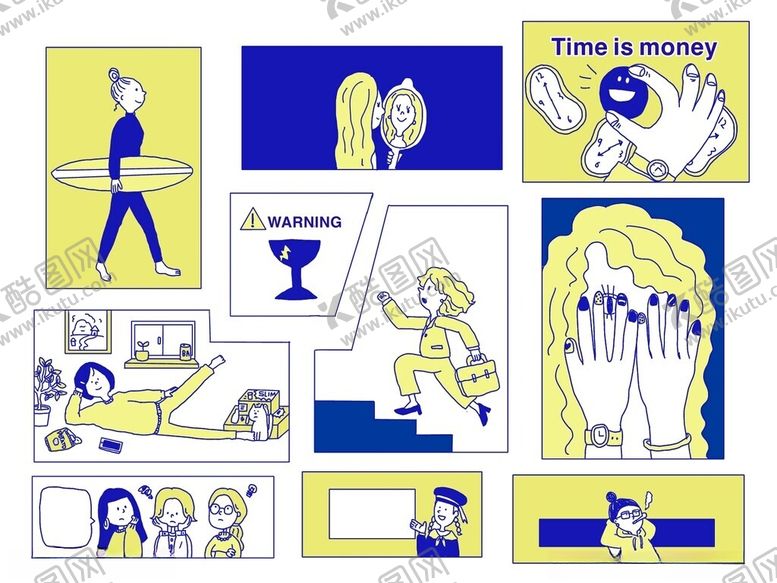 编号：39961711192102344873【酷图网】源文件下载-运动健身主题插画集合