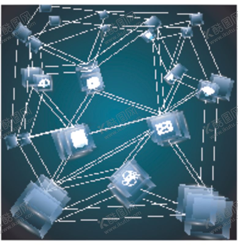 编号：20391210310410204636【酷图网】源文件下载-商务办公数据矢量关联效果图