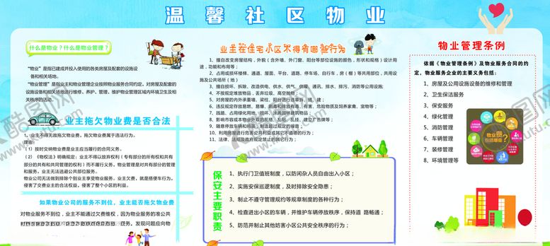 编号：26406805061923207380【酷图网】源文件下载-物业展板