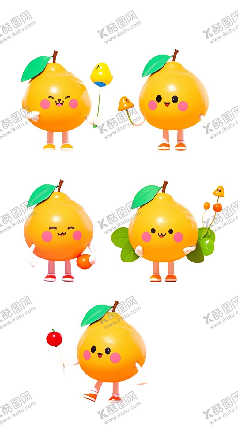 编号：80205606160254117476【酷图网】源文件下载-柚子元素IP设计