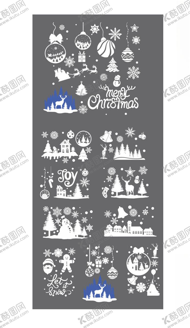 编号：77943510011035232419【酷图网】源文件下载-圣诞装饰图标