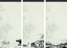 中国风展架