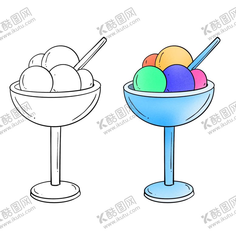 编号：65164109220813029562【酷图网】源文件下载-冰淇淋