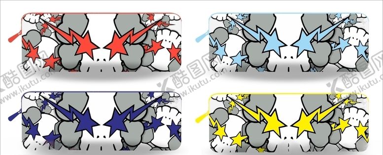 编号：50459009231746362200【酷图网】源文件下载-嘻哈潮流风笔袋