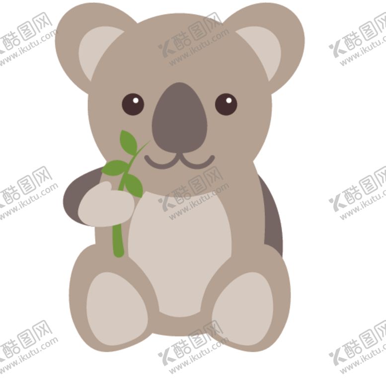 编号：99672210201340414691【酷图网】源文件下载-呆萌可爱小动物插画