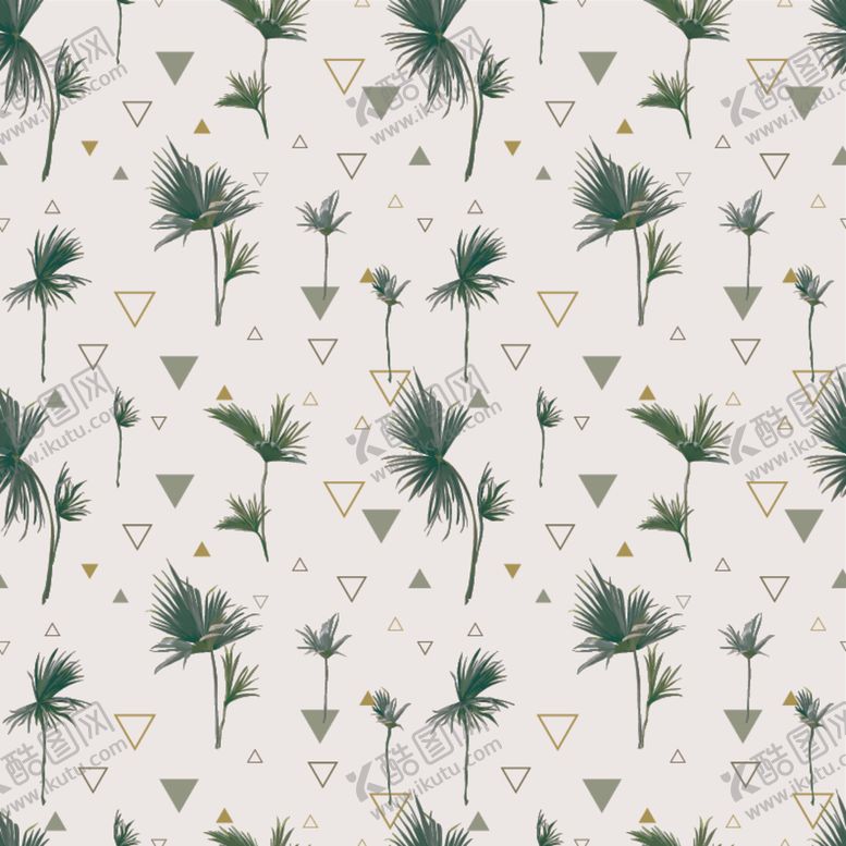 编号：78705909170433436638【酷图网】源文件下载-热带植物创意设计图案