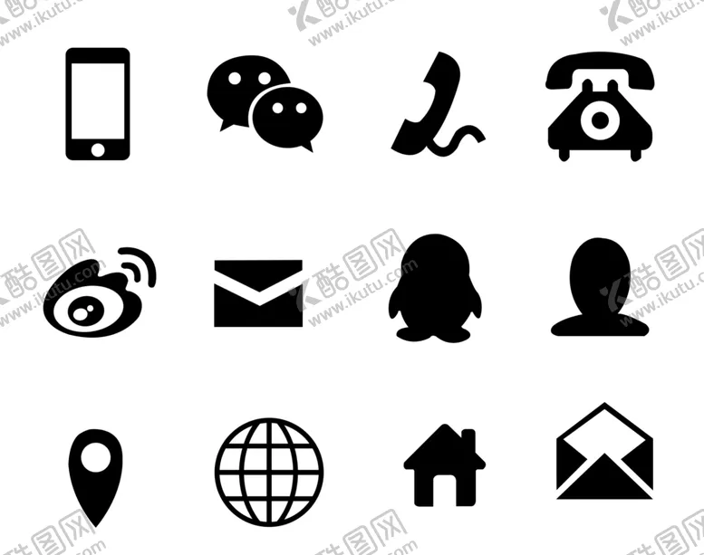 编号：26422209121917467398【酷图网】源文件下载-电话地址图标