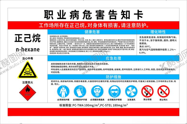 编号：99221501131304353257【酷图网】源文件下载-职业危害告知卡