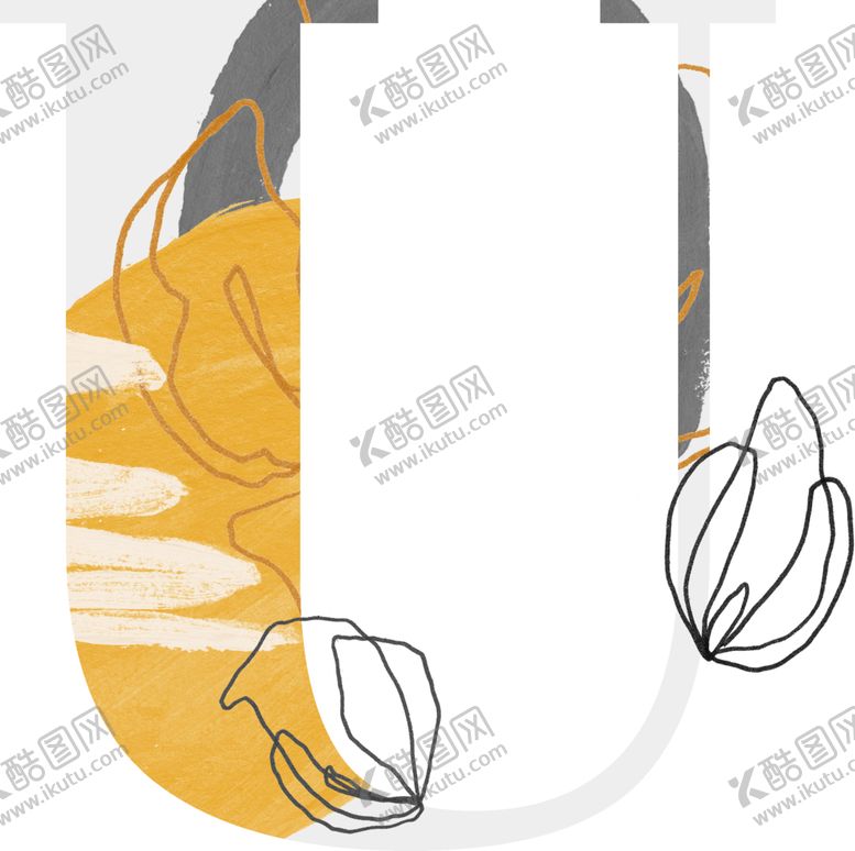 编号：66529505010245575665【酷图网】源文件下载-花纹字母