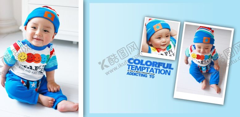 编号：36266610072114591043【酷图网】源文件下载-幸福气息儿童相册PSD影楼模板