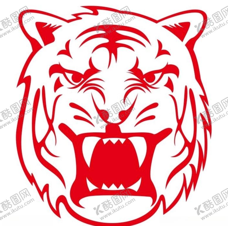 编号：79796309241605591673【酷图网】源文件下载-矢量老虎图腾